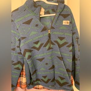 North Face quarter zip fleece